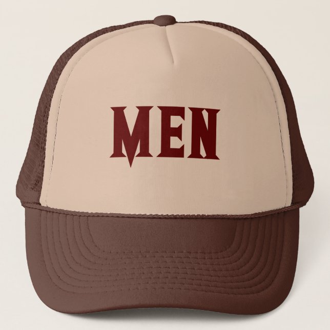 Tan- och Brown MANAR-text med Manarnas Coola Hat-h Keps (Framsida)