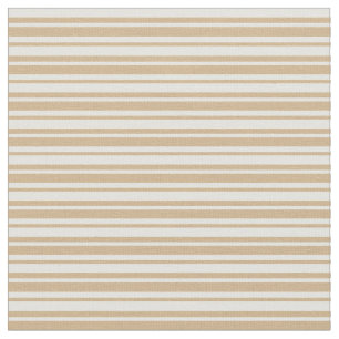 Tan- och Light Gult Led/Stripe Mönster Tyg