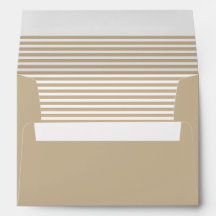 Tan och White Stripe