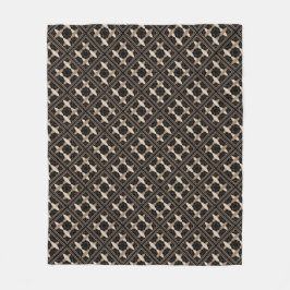 Tan på Black Fleecefilt