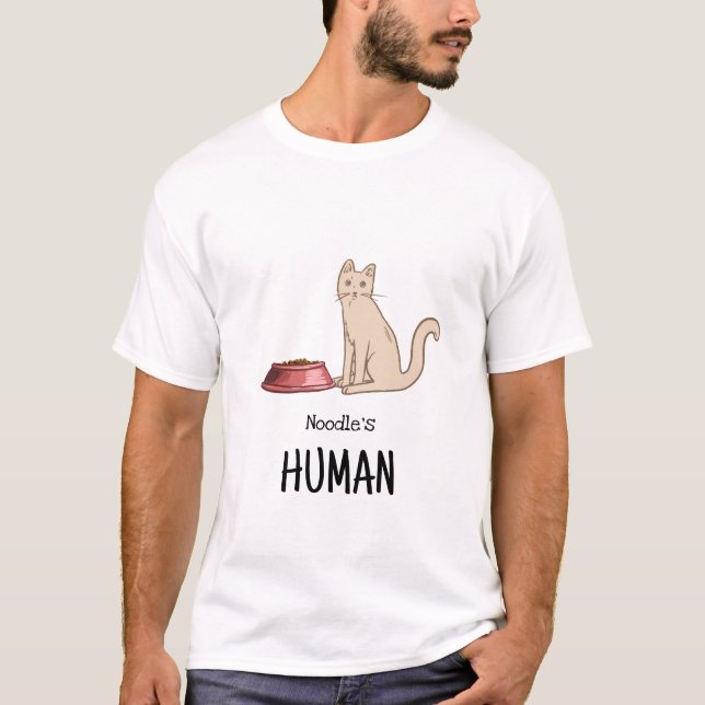 Tan Persian Cat Shirt T Shirt (Framsida)