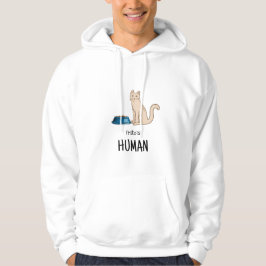 Tan persisk katt-sweatshirt hoodie