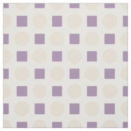 Tan polka dots och lavendel tyg