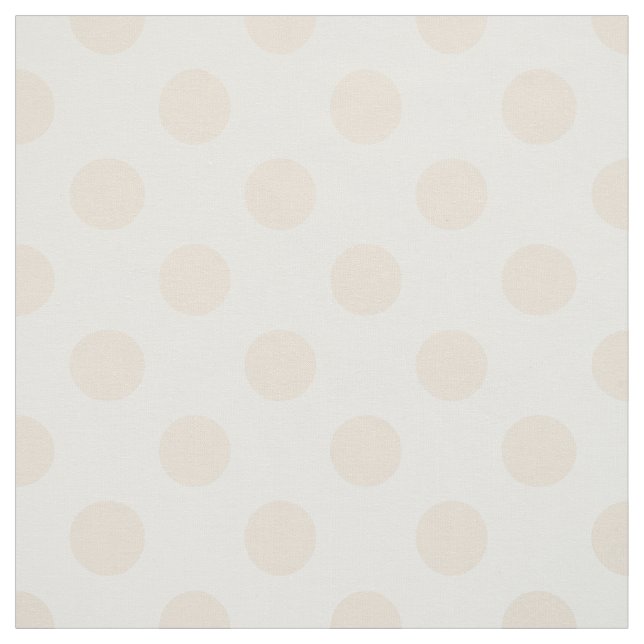 Tan polka dots tyg (Provkarta)