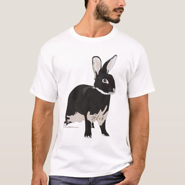 Tan/Slever Martin Rex Rabbit T Shirt (Framsida)