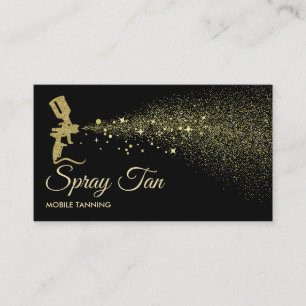 Tan Spray Flaska Visitkort