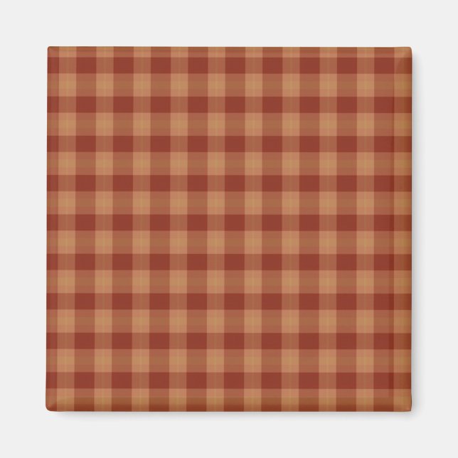 Tan Tartan Magnet (Framsidan)