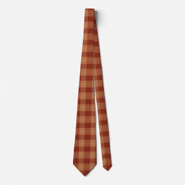 Tan Tartan Tie Slips (Framsida)