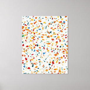 Tan Terrazzo Canvastryck