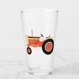 Tan Traktorglas Glaskopp