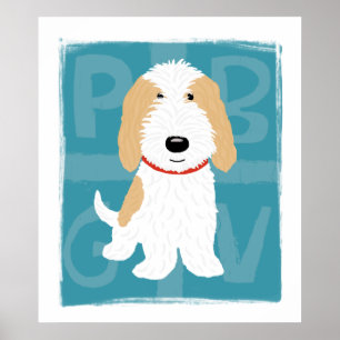 Tan & Vit PBGV Poster