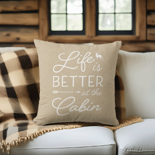 Tan & White Life är bättre i kabinen Kudde
