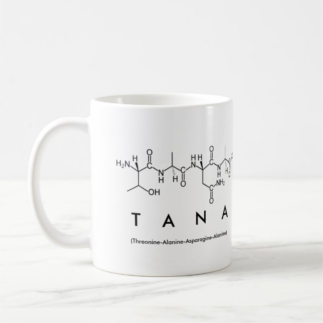 Tana peptide namn mugg (Vänster)