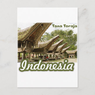 Tana Toraja Indonesia Souvenir Vykort