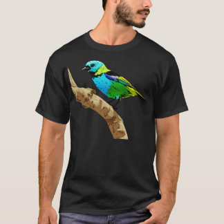 Tanager TShirt för grönt med rubriker T Shirt