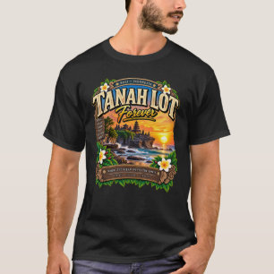 Tanah Lot Bali Forever Vintage Researbetat Konst T Shirt