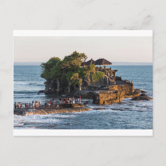 Tanah-Lot Bali Indonesia Vykort (Framsida)