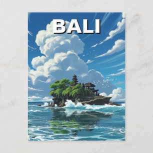 Tanah Lot Bali Indonesien Resa Vykort