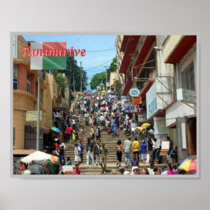 Tananarive - Madagaskar - Poster