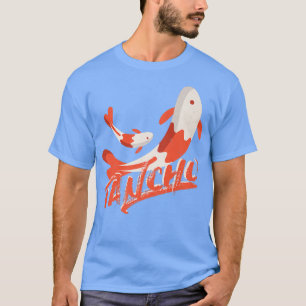 Tancho Koi Fish Pond Carp Japan Art Sakur T Shirt