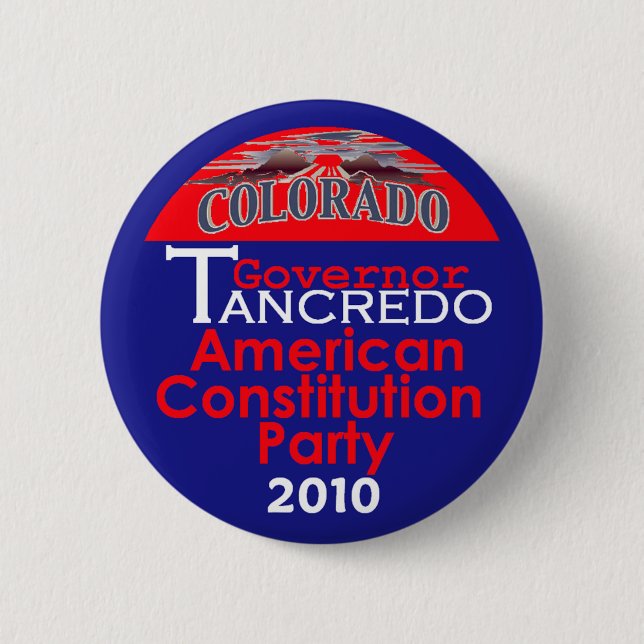 TANCREDO Guvernör Button Knapp (Framsida)