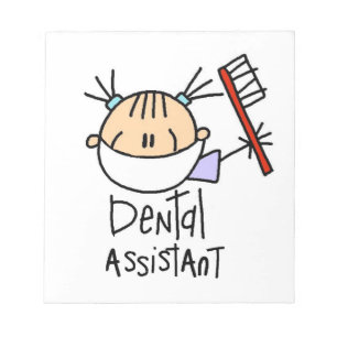Tand- assistent anteckningsblock