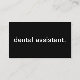 Tand- assistent visitkort