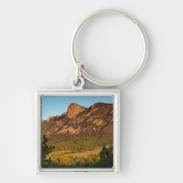 Tand av tiden, Philmont Scout Ranch, Cimarron Fyrkantig Silverfärgad Nyckelring (Framsidan)