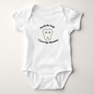 Tand Berättad Jag Älskar Min Mamma, Söt Bebis , Ro T Shirt