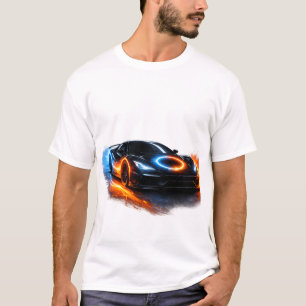 Tänd elden Neon sportbil T Shirt