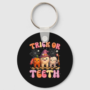 Tand- eller tandbesättning Dental Halloween Costum Nyckelring