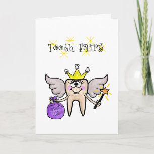 Tand Fairy annons Card Meddelande