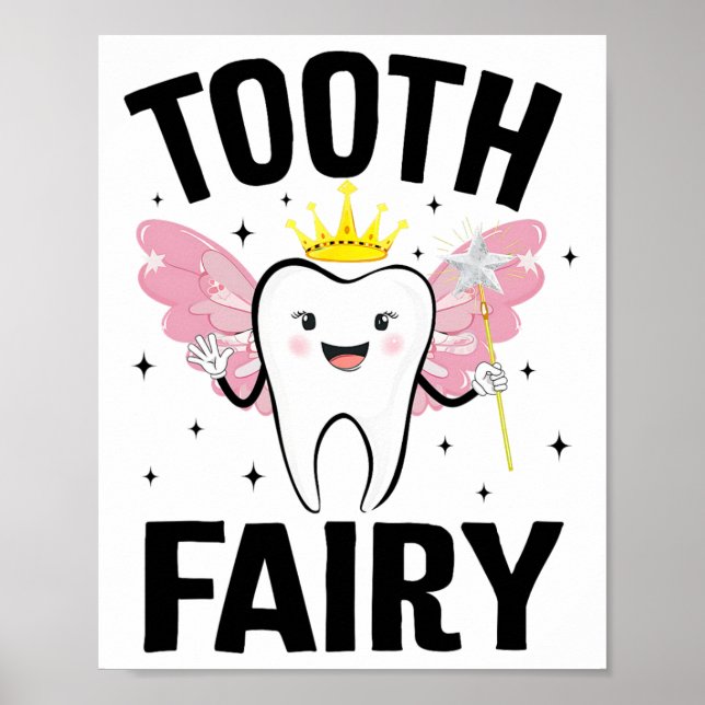 Tand Fairy Halloween Costume for Women Kids Poster (Framsidan)