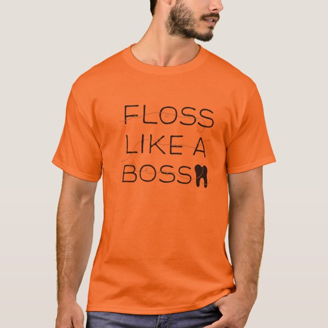Tand- Flosschef Tee Shirt (Framsida)