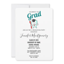 Tand för tandvård Lycklig med Studentmössa