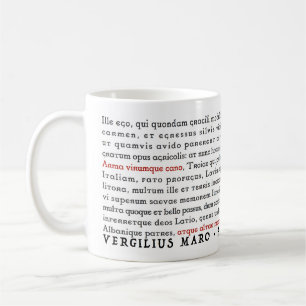 Tänd Geek Virgil Aeneid - mugg
