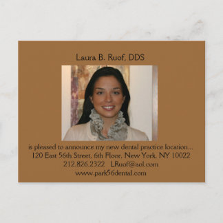 Tand- Introvykort Meddelande Vykort