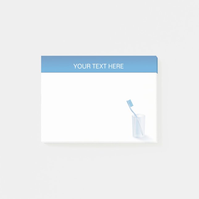 Tand- kontorsprofessionelltandläkare post-it block (Framsida)