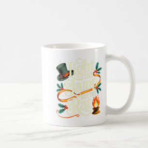 Tänd Lampan Inte Råttan Rolig Jul Matchande Kaffemugg