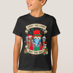 Tänd Lampan Inte Råttan Rolig Jul Matchande T Shirt