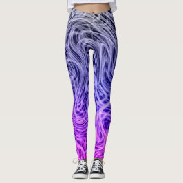 Tänd linjärt2-Lila - legeringar Leggings
