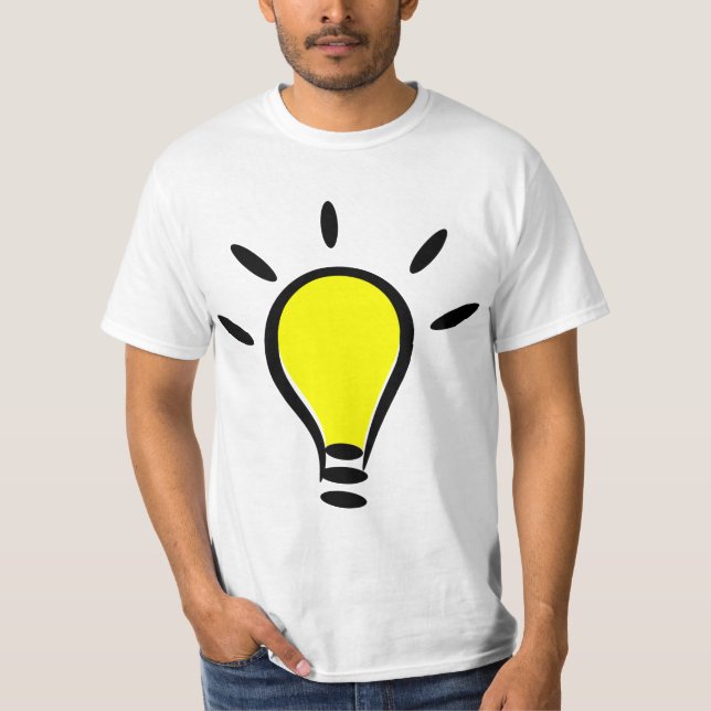 Tänd ljus kula tee shirt (Framsida)