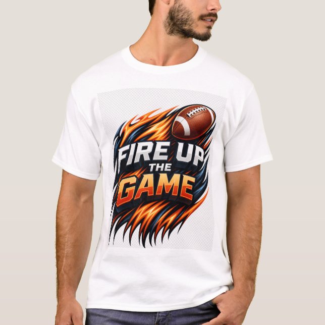 Tänd matchen fotbollströja | Bold Flame Sport T Shirt (Framsida)