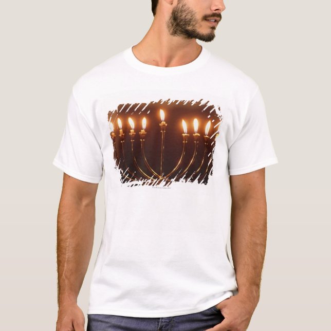 Tänd menora, Israel T-shirt (Framsida)