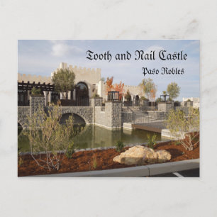 Tand och Nagel Castle Winery in Paso Robles Vykort