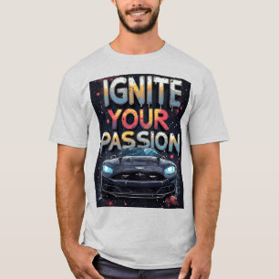 🔥 Tänd passion Djärvt bildesign för bilar Gatudes T Shirt