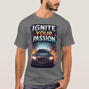 🏎️ Tänd passion Färgsprak Sportbil Energi  T Shirt