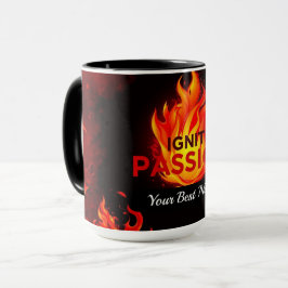 Tänd passionens flamma mugg