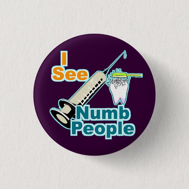 Tand- professionell för tandläkare knapp (Framsida)