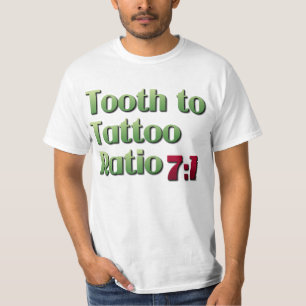 Tand som tatuerar förhållande tröja